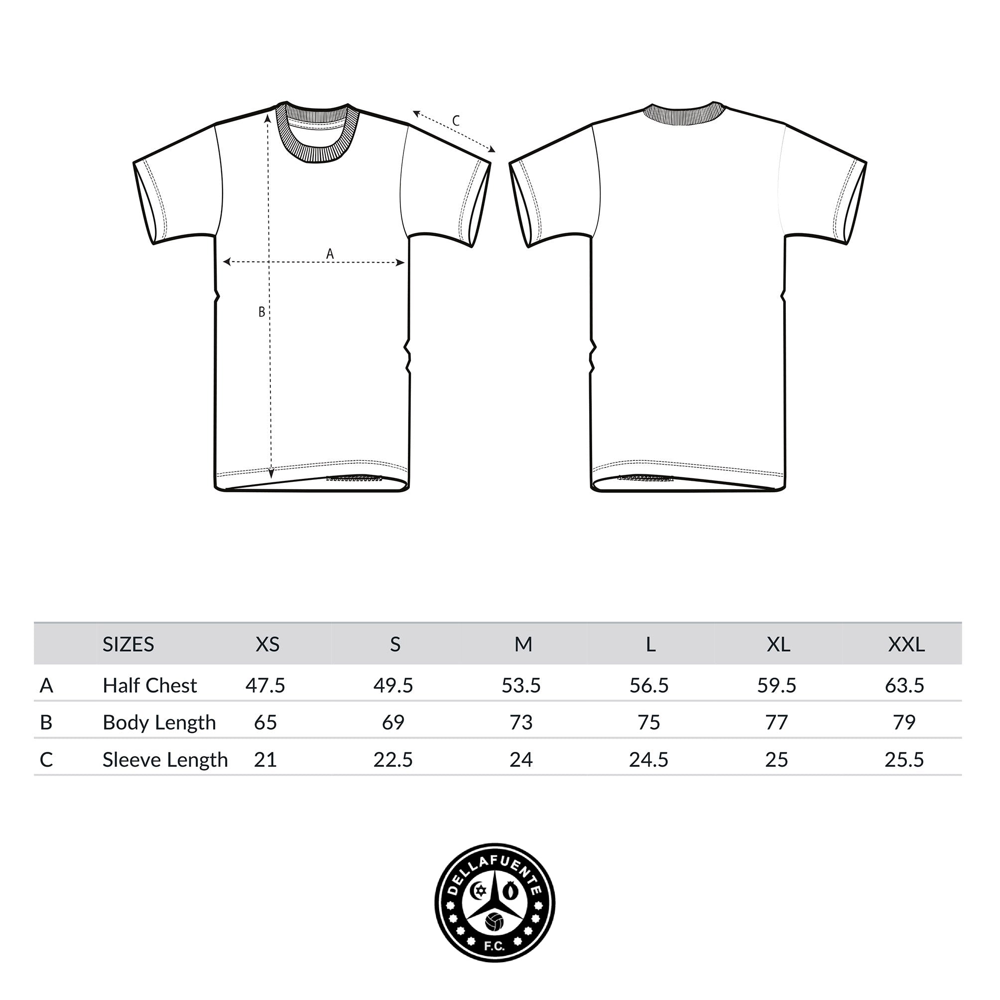 12 Lions Tee - White - Dellafuente F.C.