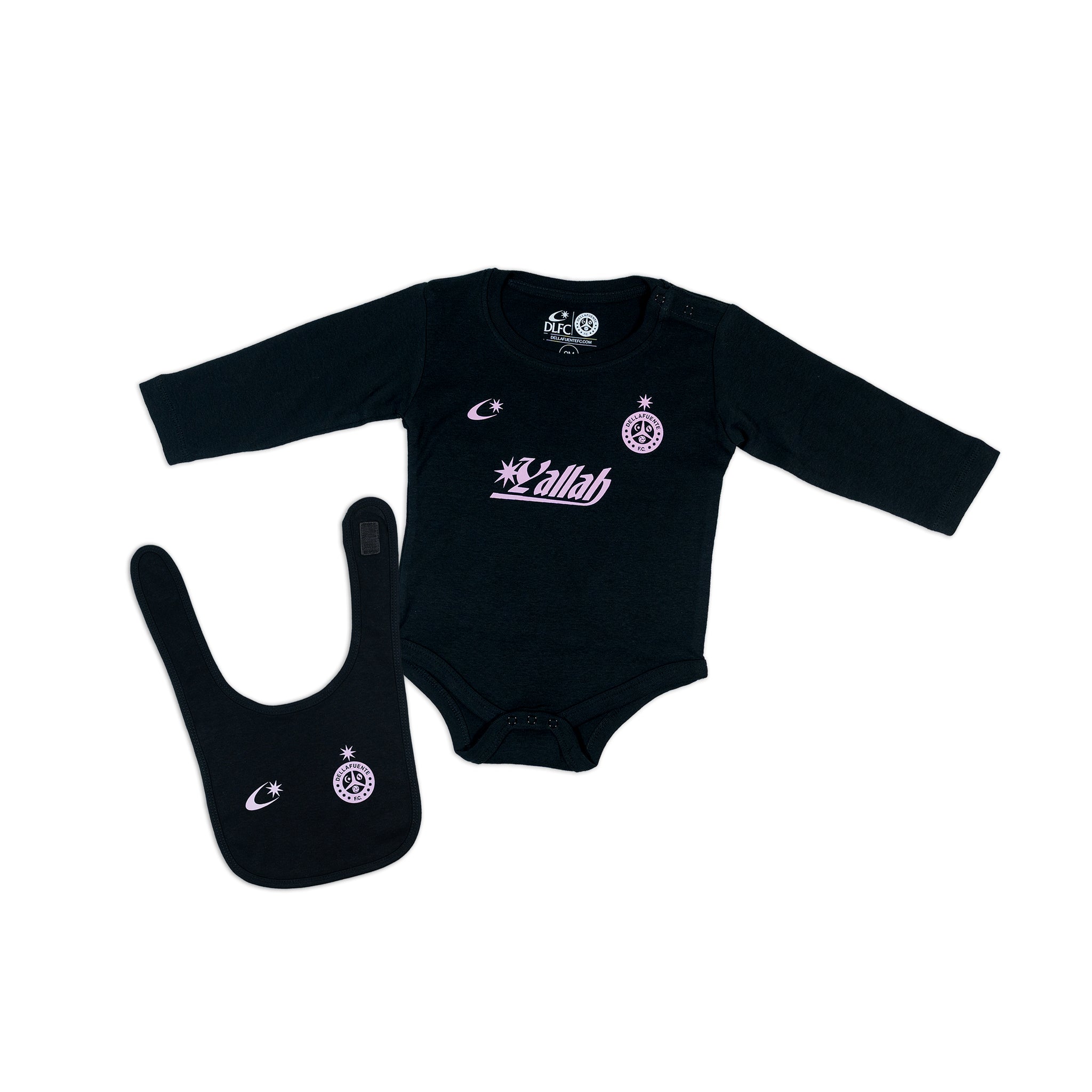 No.1 Baby Bodysuit Black