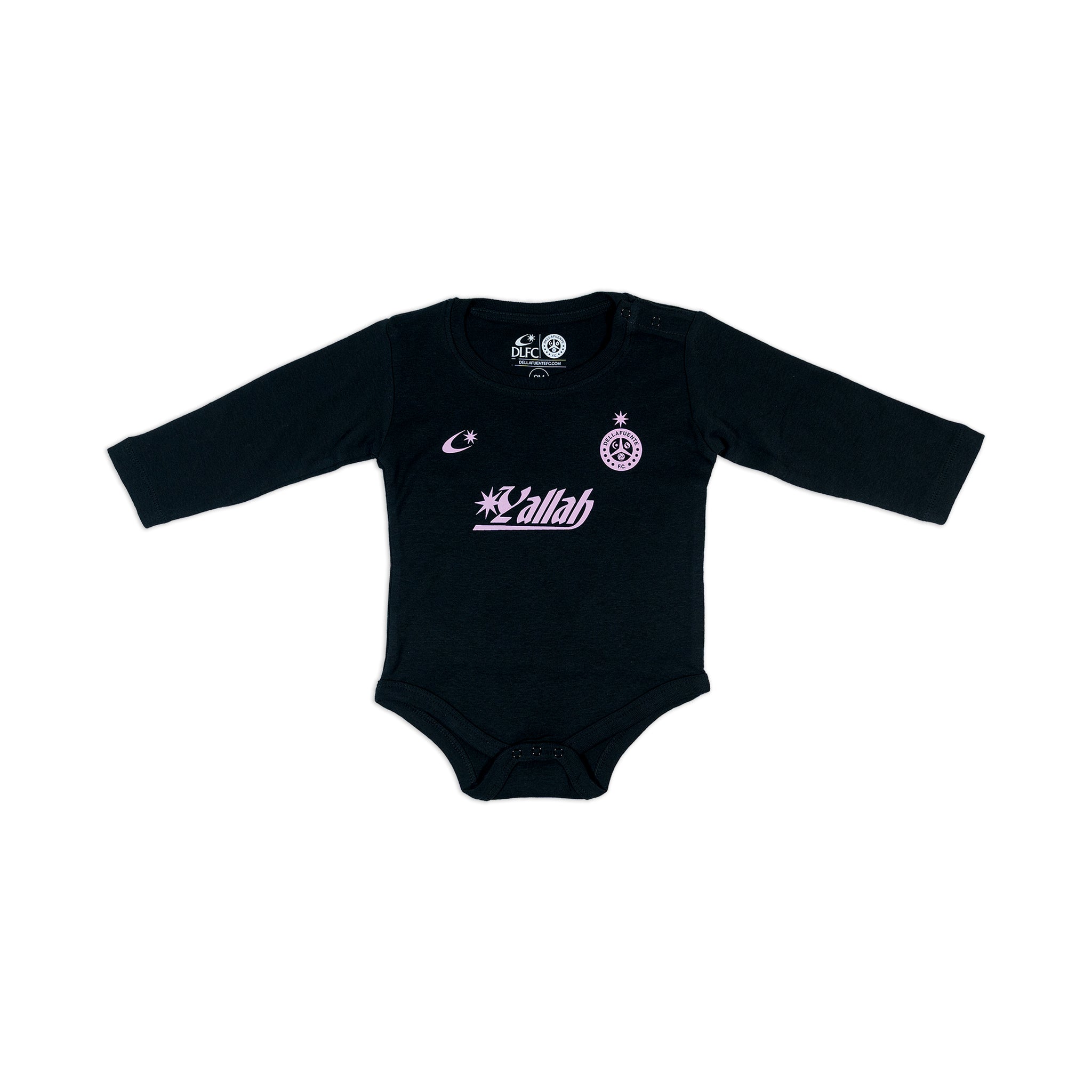 No.1 Baby Bodysuit Black