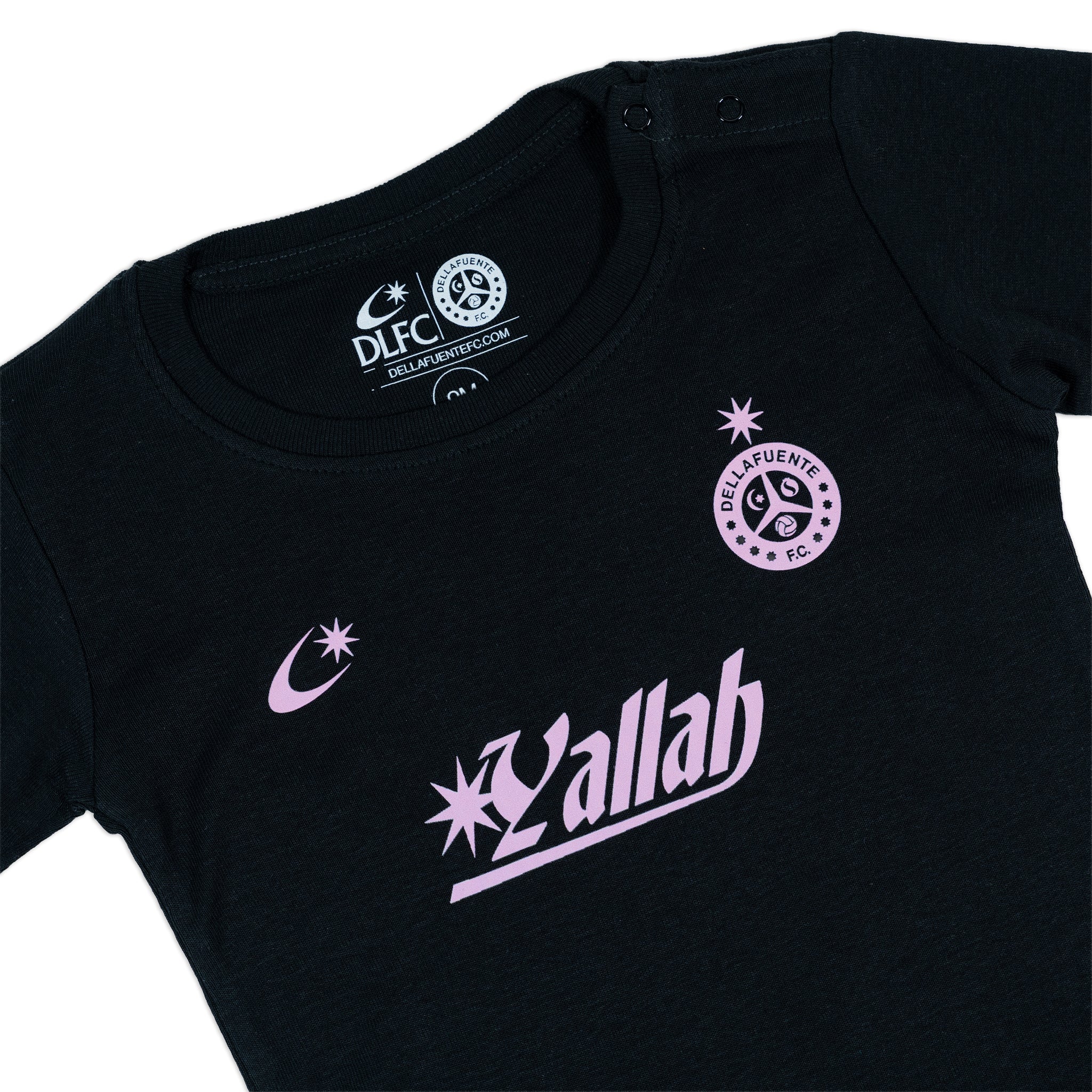 No.1 Baby Bodysuit Black