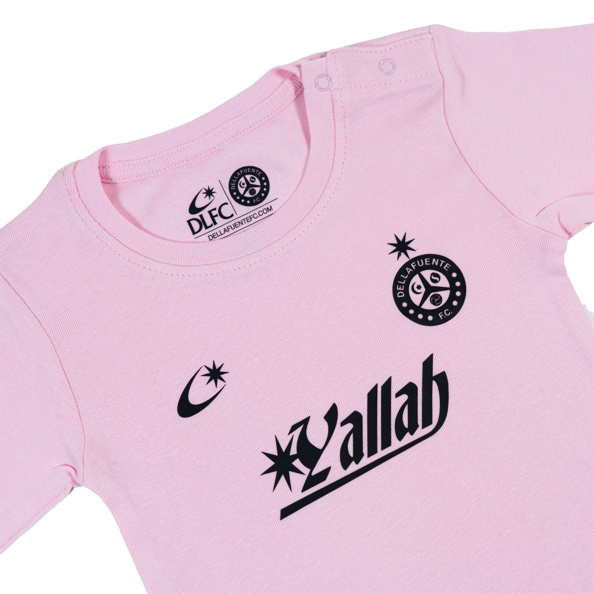 No.1 Baby Bodysuit Pink