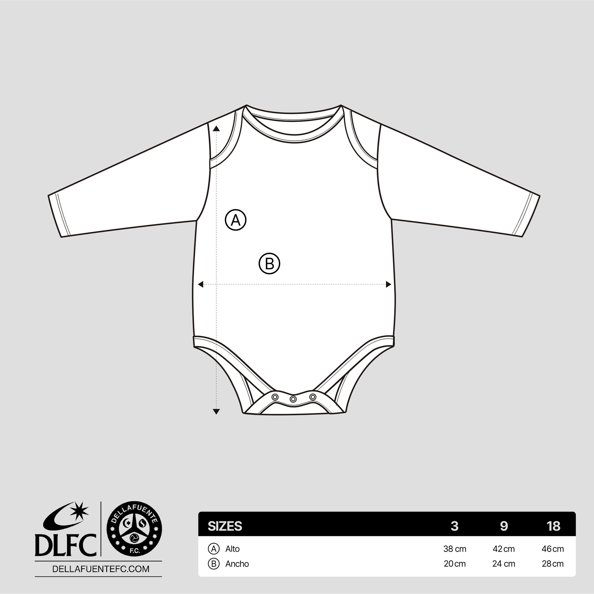 No.1 Baby Bodysuit Black