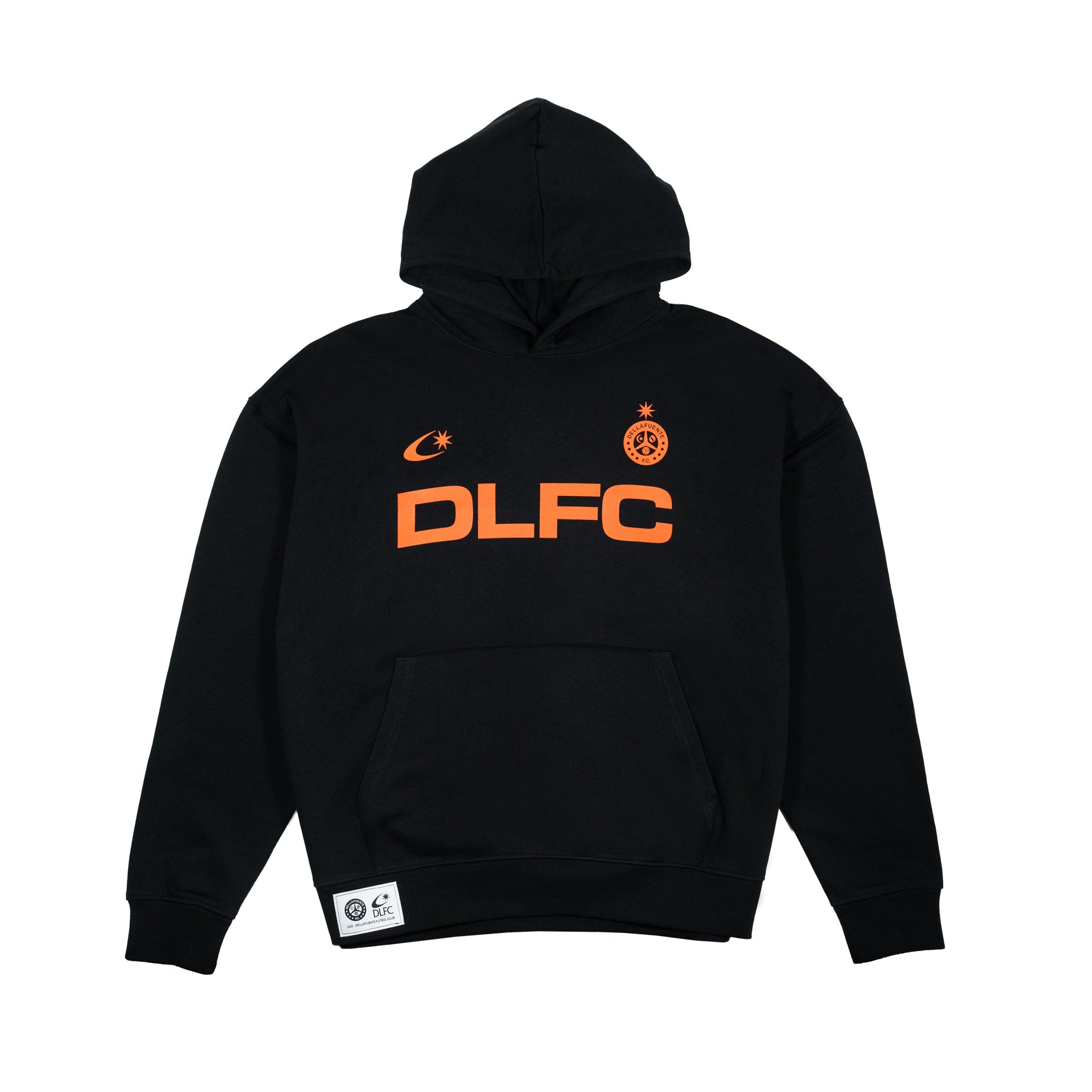 DLFC 10 Stars Hoodie Black - Dellafuente F.C.