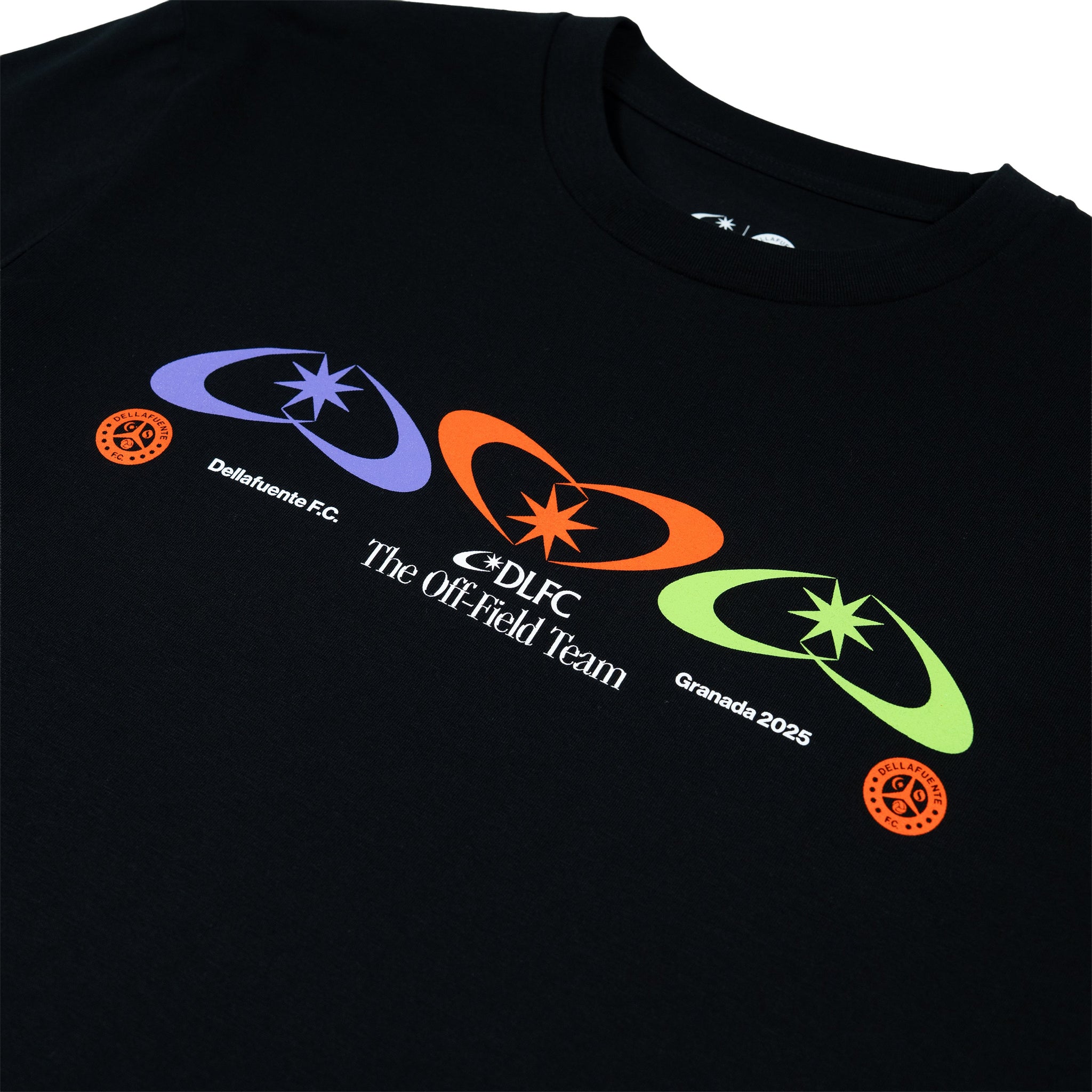 DLFC Hearts Tee Black - Dellafuente F.C.