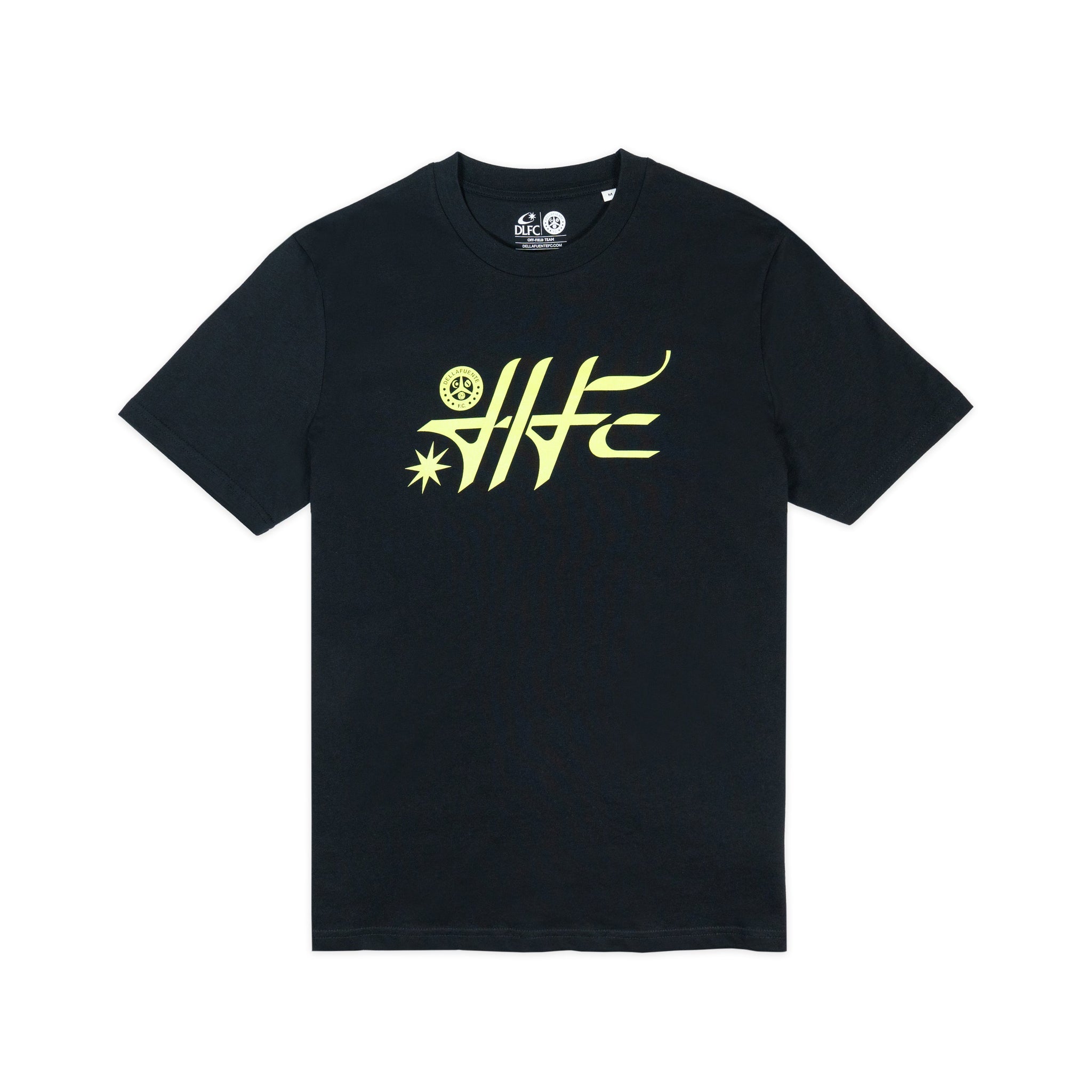 Khatt Series 01 Black Tee - Dellafuente F.C.
