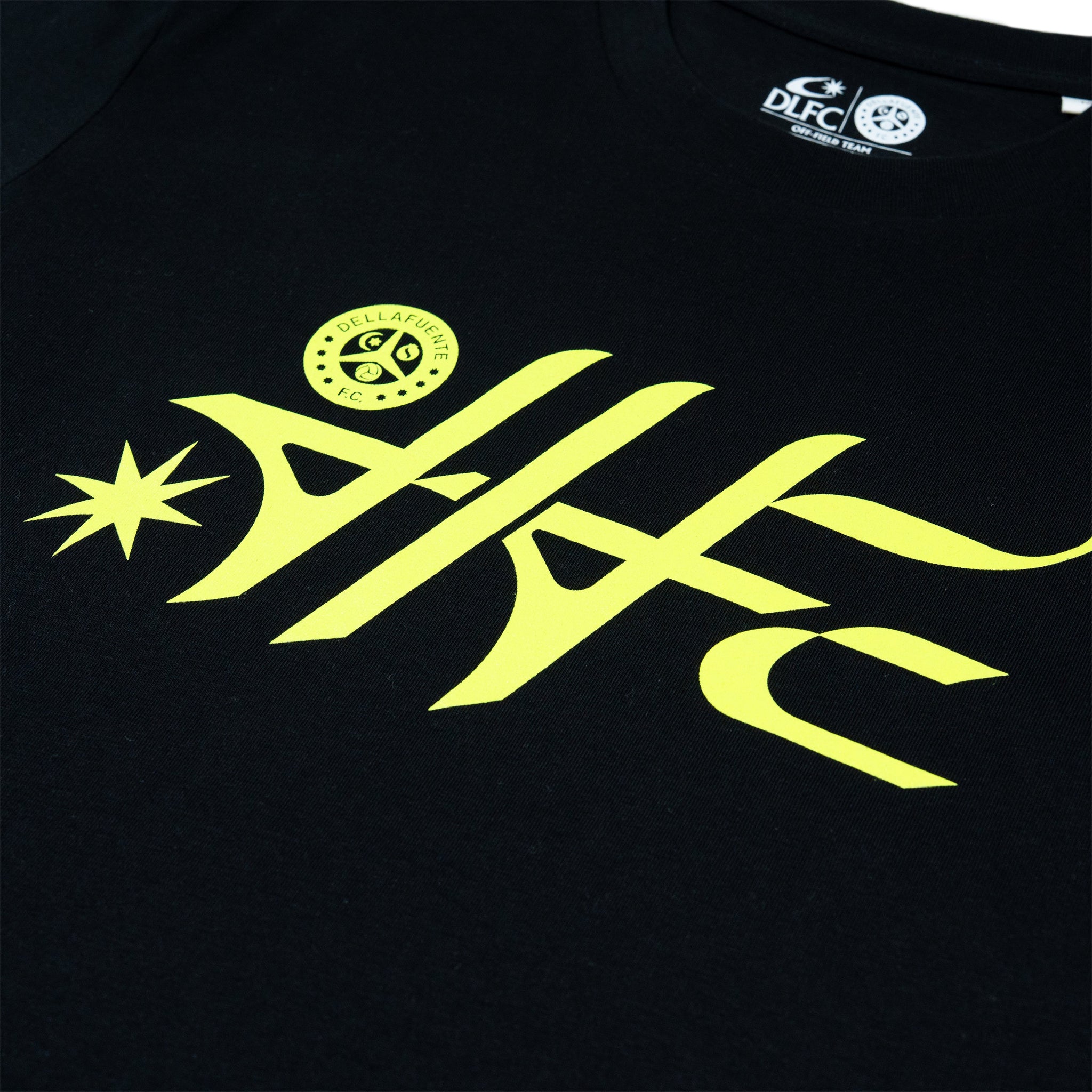 Khatt Series 01 Black Tee - Dellafuente F.C.