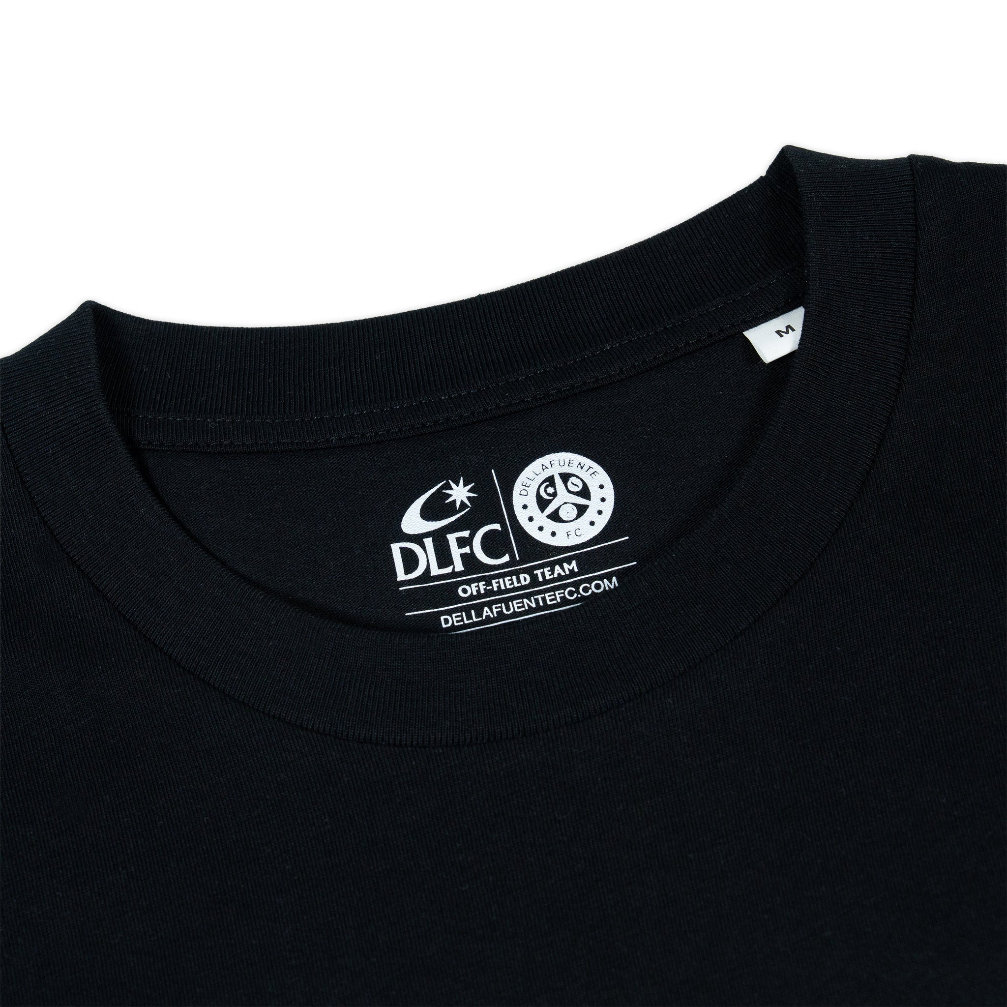 Khatt Series 01 Black Tee - Dellafuente F.C.