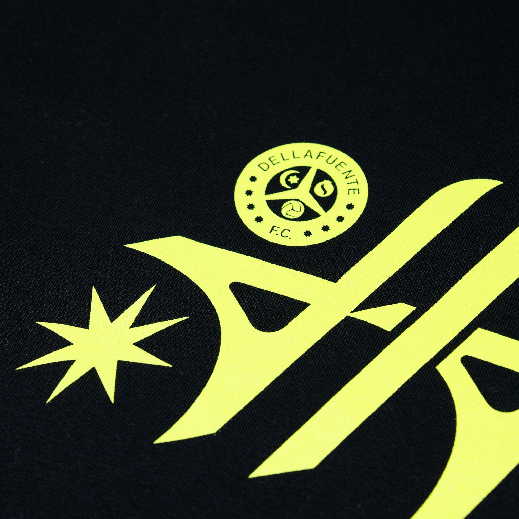 Khatt Series 01 Black Tee - Dellafuente F.C.