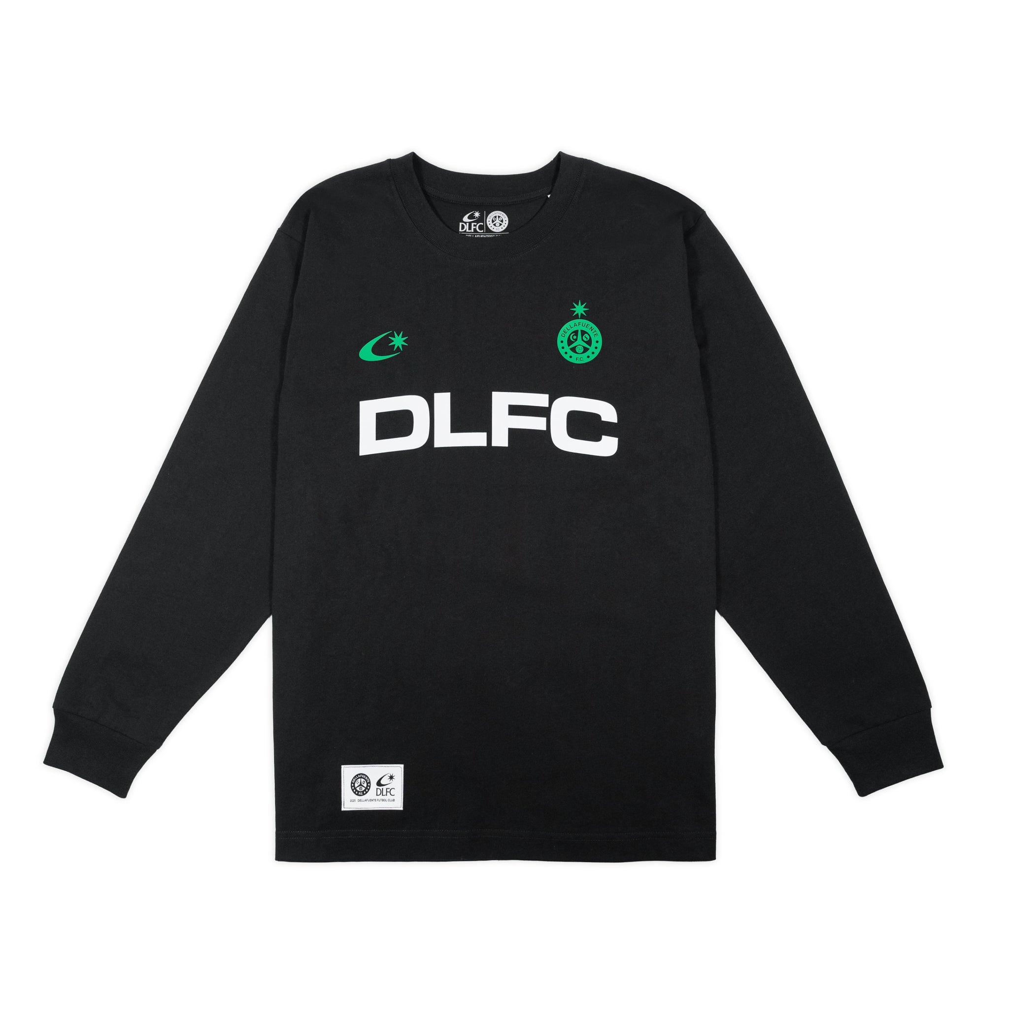 Long Sleeve Team Shirt Black - Dellafuente F.C.