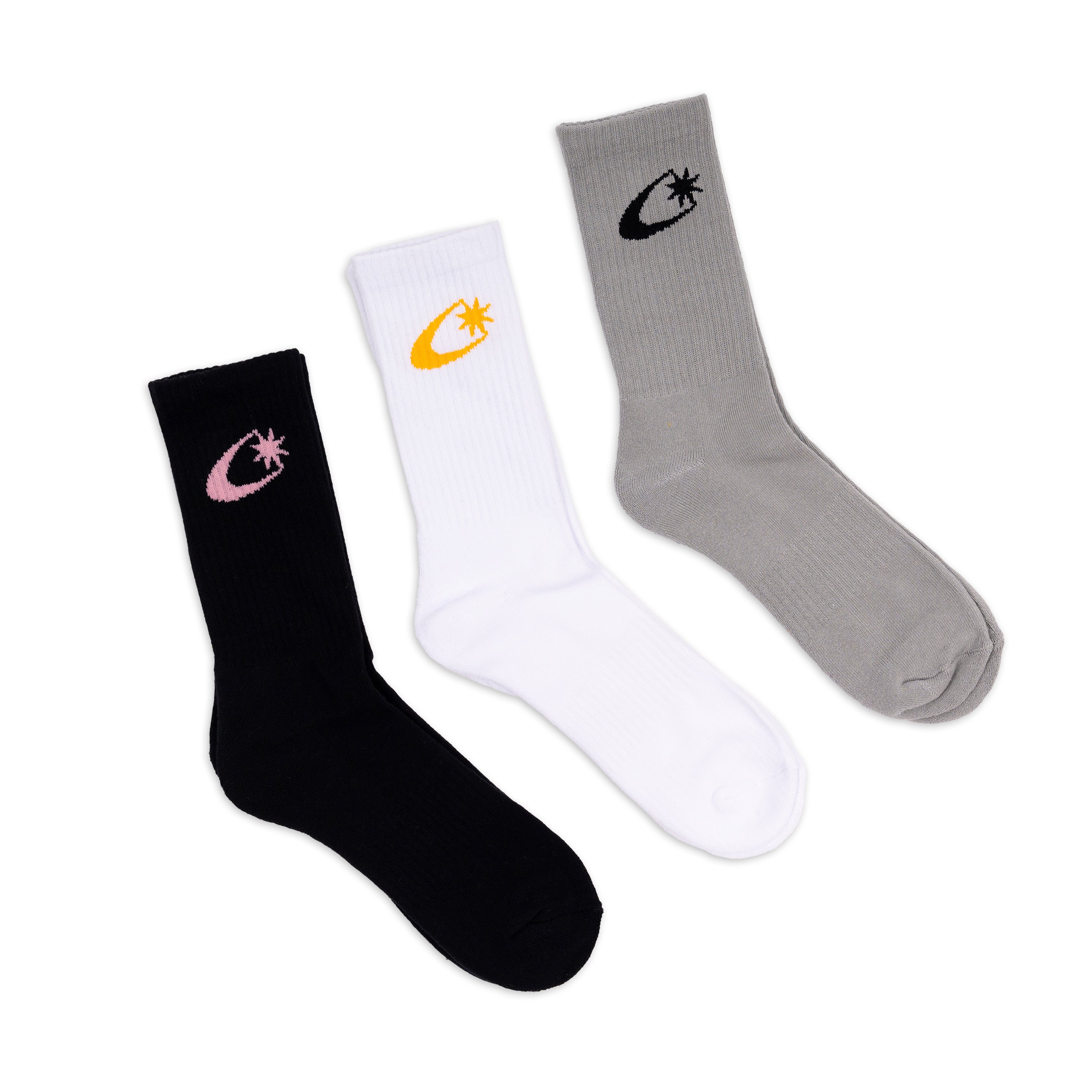 Pack de 3 Calcetines - La Luna y la Estrella